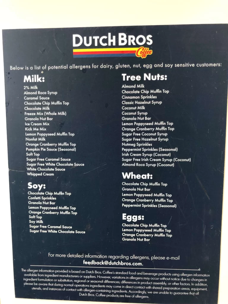 Dutch Bros Menu with Prices 2025 7 1 3