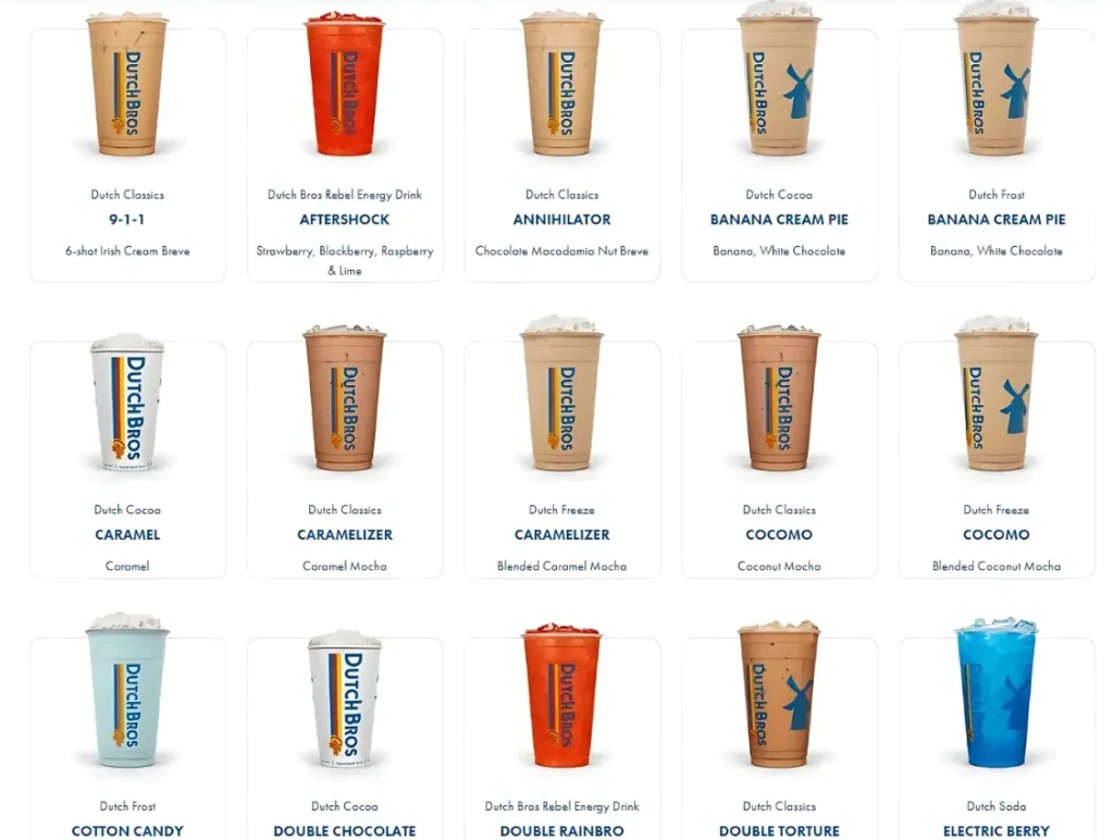 Dutch Bros Menu with Prices 2025 9 cold brew