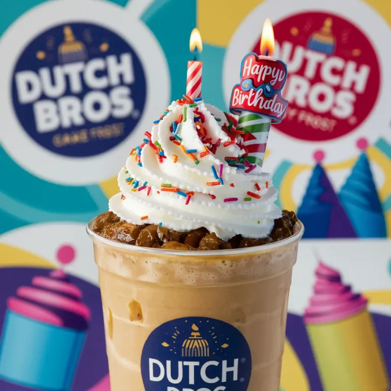 Dutch Bros Frost Menu